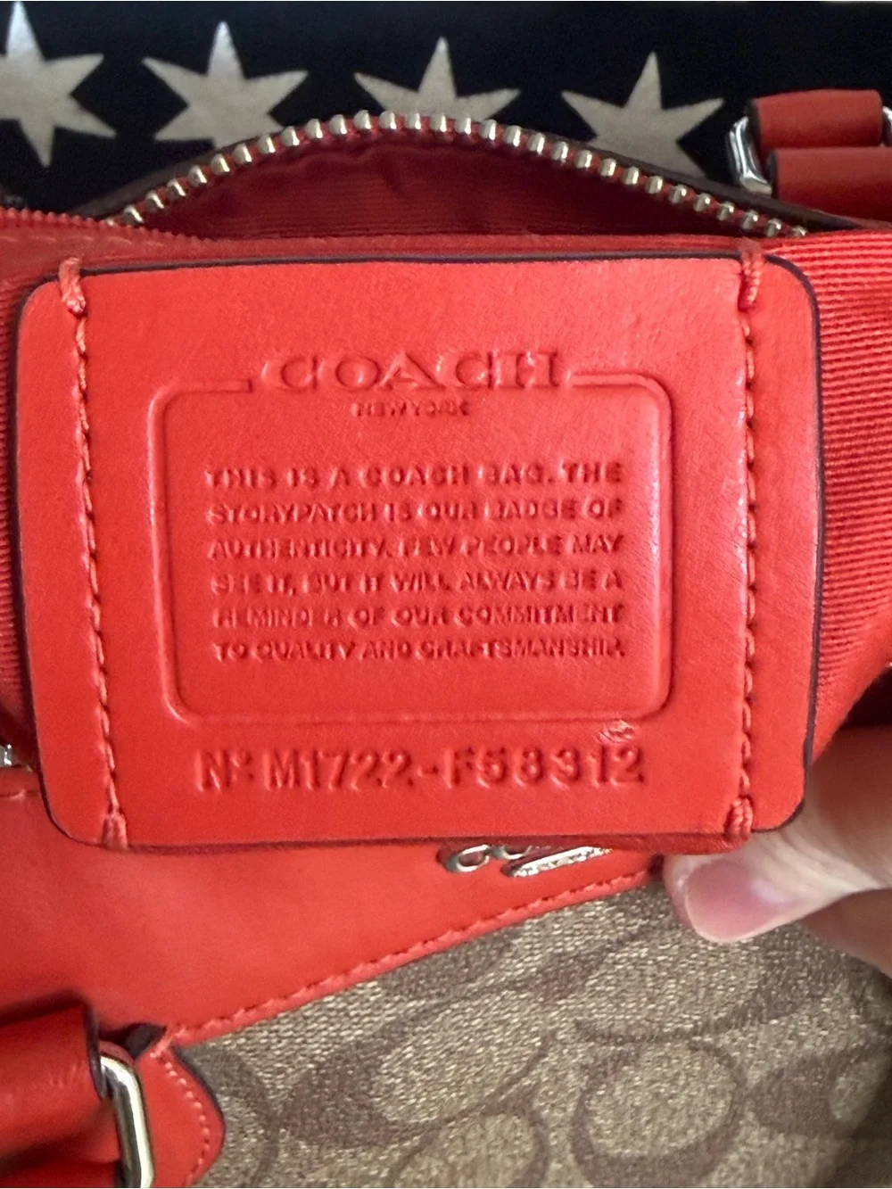 Coach Signature Satchel and Wallet in Orange
